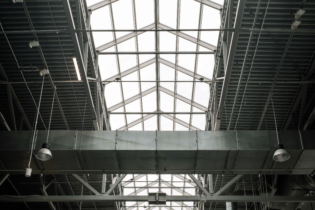 grey GI sheets providing modern and industrial appeal