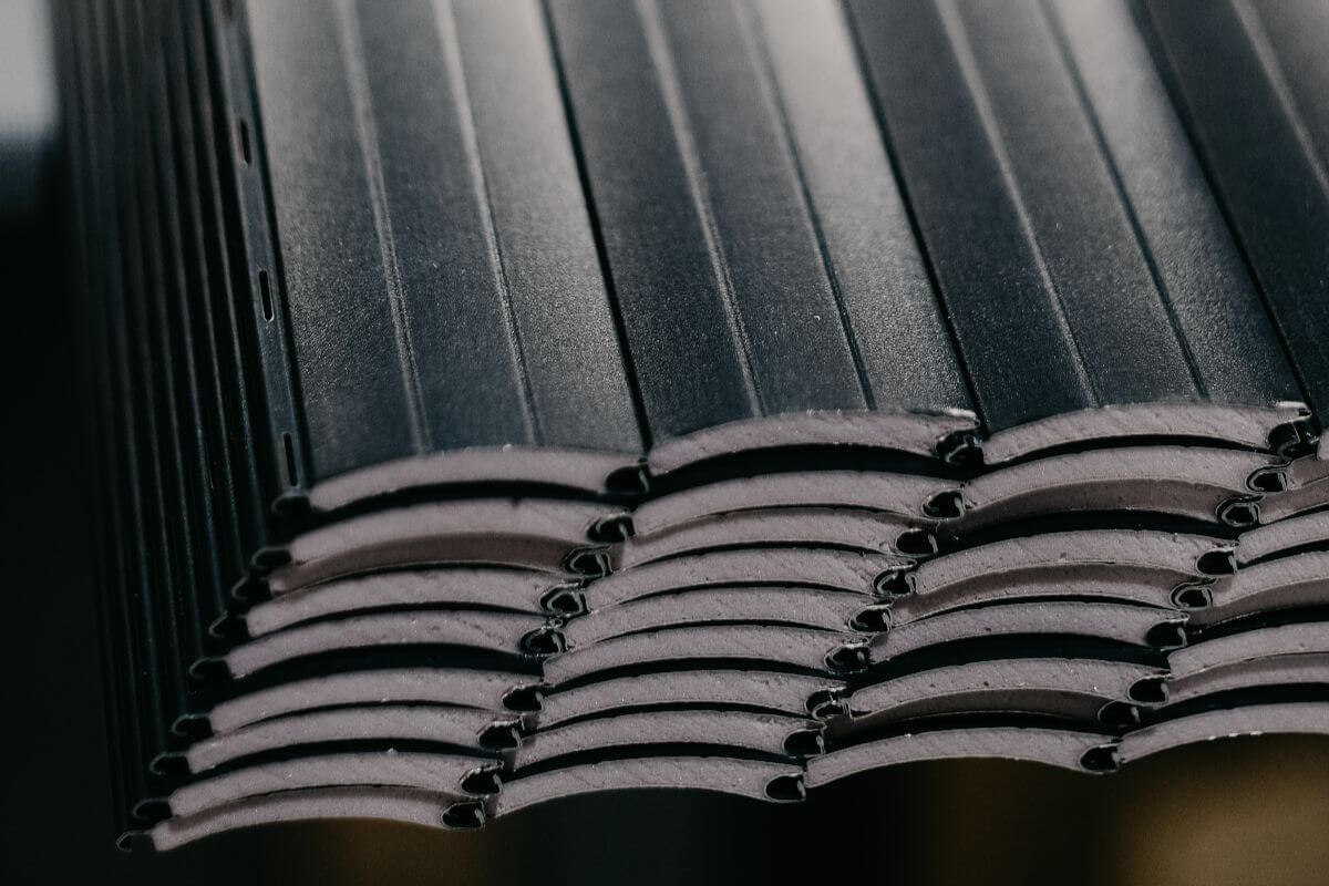 stack of gi sheets ready for architectural use